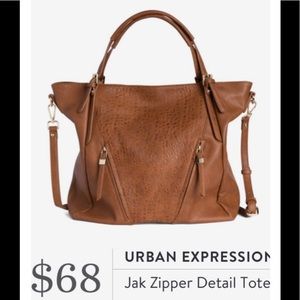 Stitch Fix Urban Expressions Jak Zipper Tote
